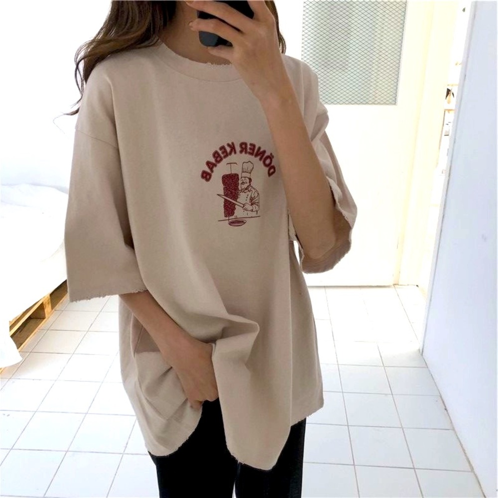 Oversized doner kebab women’s shirt